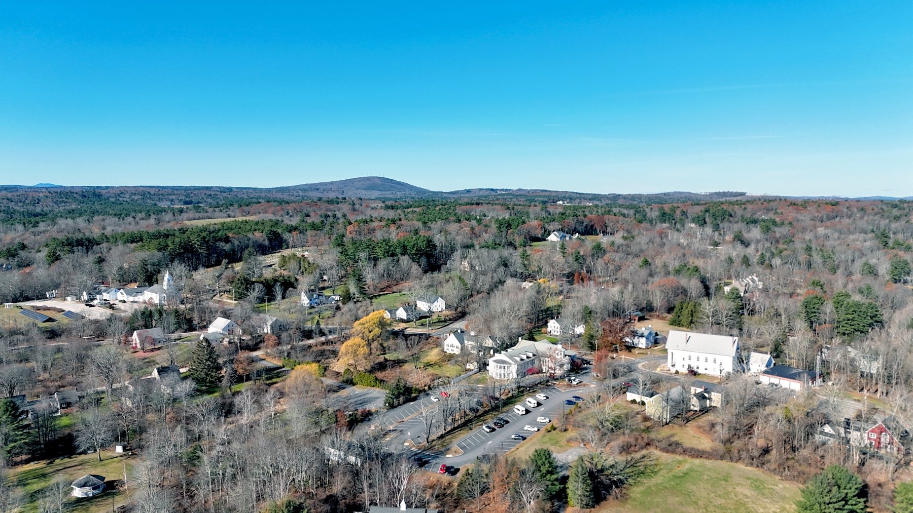 Aerial photograph of Bedford New Hampshire - Town Portrait